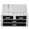 Clear Makeup Cosmetics Organizer Jewelry Storage Box Multi Layer Case with Drawers