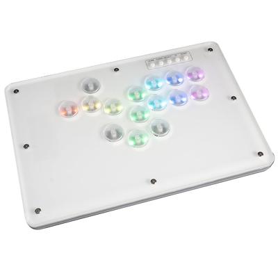 TIKITAKA FTG Kylinix K15 Leverless Fighting Game Controller with Kasumi Classic ABS RGB LED Hot and Rapid Compatible with and Includes a Japanese