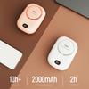 Taşınabilir Asılı Boyun Fanı Dijital Ekran Güçlü Hava Akışı Düşük Gürültü USB Şarj Edilebilir Kanatsız Mini Soğutma Fanı