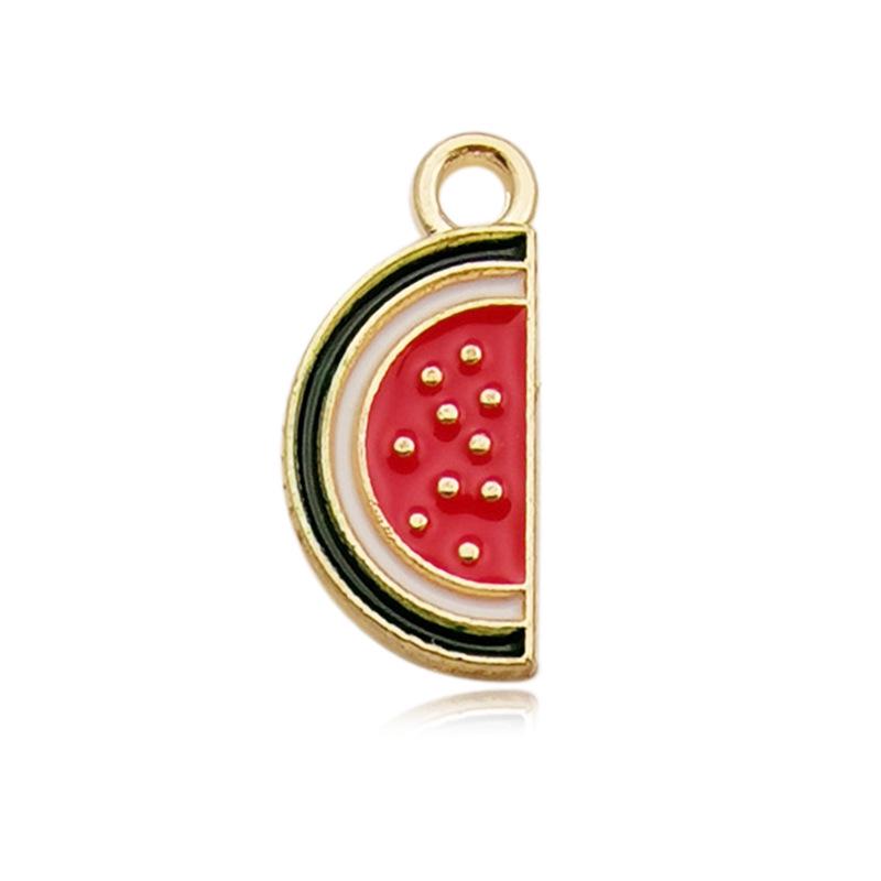 Summer Charm Drip Oil Earrings & Necklace Set - Cute Student Style Dangle Pendant Accessories