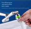Oțel inoxidabil Universal 1080 ° Braț robotizat pivotant extensie robinet aerator chiuvetă bucătărie extensie robinet 2 mod debit de apă