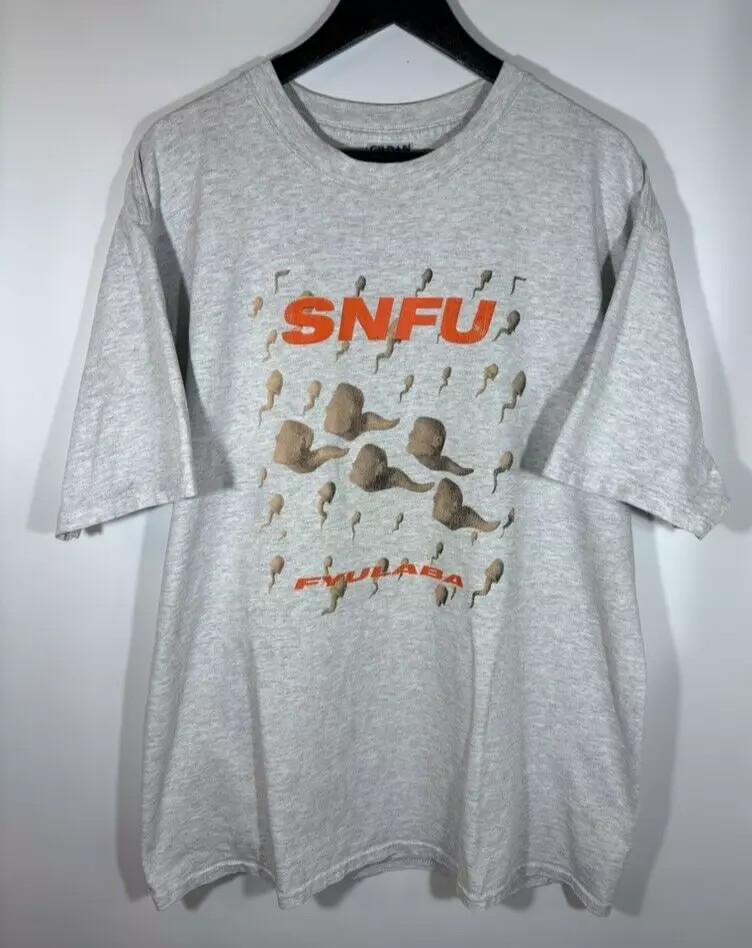 SNFU Band 2001 SNFU FYULABA Grey T Shirt Full Size S-5XL SS604 Unisex T-Shirt XXL