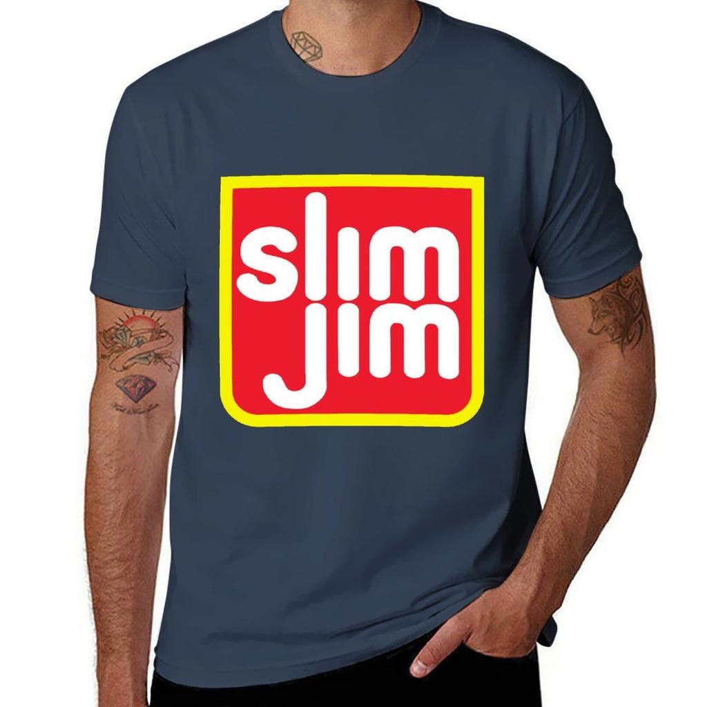 Slim Jim T-Shirt Man T Shirt Luxury T Shirt for Man 100 Percent Cotton T-Shirt