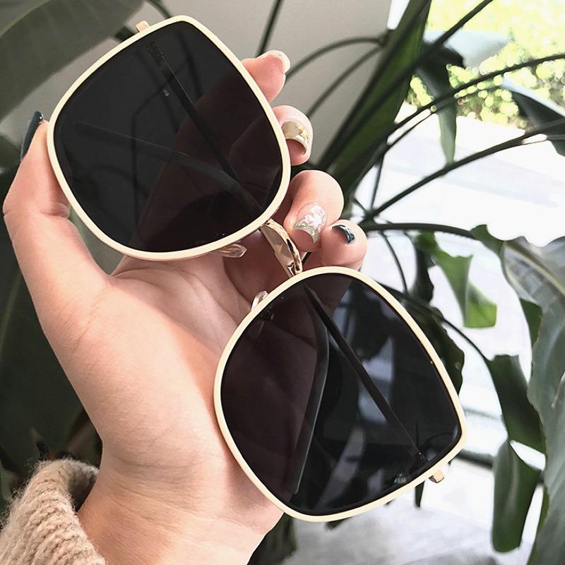 New Fashion Square Sunglasses Women Brand Designer Eyeglasses Retro Rectangle Sun Glass Vintage Eyewear UV400