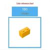 50g MOC 4345 Small Particle Interlocking Building Blocks - 2x2 Mailbox Parts