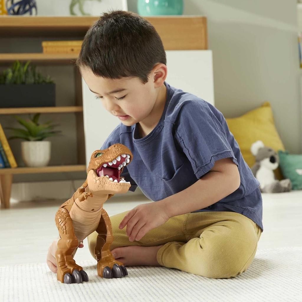 Fisher-Price Imaginext Jurassic World T. Rex (The New Ruler of Jurassic World) [Approximately 36cm Long] [Ages 3 and Up] HFC04 Brown, Medium
