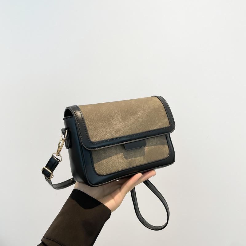 Premium Texture Retro Fashion Crossbody Small Square Bag Women's 2025 New Niche Design Versatile Shoulder Armpit Bag