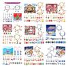 Charming Gold Christmas Children's Bracelet Diy Jewelry Festive Holiday Gift Box
