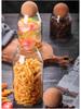 Large Capacity High-Borosilicate Glass Jar with Cork Stopper for Tea, Coffee, and Nuts Storage