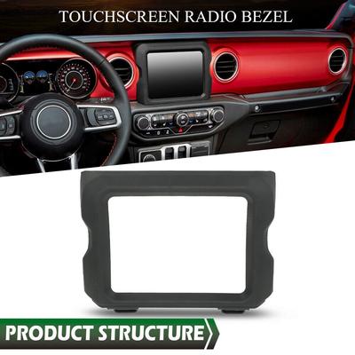 8.4" Radio Trim Bezel Surround Fit For 2018-2024 Jeep Wrangler JL 6AB55TX7AB