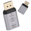 Adaptateur USB-C Femelle vers DisplayPort Mâle Plug and Play Convertisseur Vidéo 4K 60Hz Ordinateur Portable