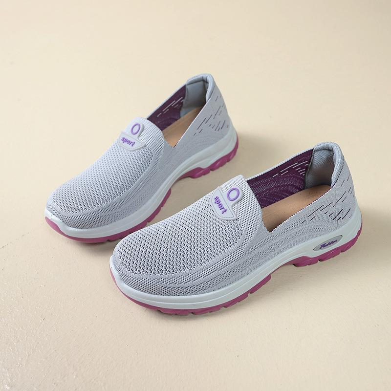 

Обувь для ходьбы на одной педали, весна и осень 2025, для работы на кухне, ленивая обувь на мягкой подошве, не утомляющая ноги, повседневная обувь 40 серый