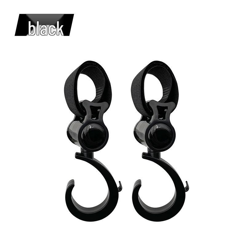 360° Rotating Multifunctional Stroller and Crib Hooks (2 Pack)