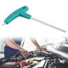 1pcs 1.5mm-10mm Hex Key T Shaped Grip End Wrench Inner Six Angle Screwdriver Handle Hex Key Wrench Spanner HRC52-54 Hand Tool