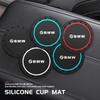 2pcs Car Water Cup Holder Anti Slip Insert Silicone Coaster Pad For M Performance E36 E46 E60 E90 E91 E92 E93 F30 F20 X1