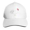 White Leghorn Chiqen Protector Baseball Cap Hat Unisex For The Sun Brand Unisex cap Unisexs big size hat fun hats Baseball Unisex Womens