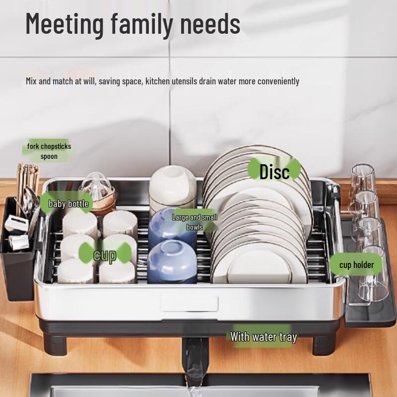 304 Stainless Steel Kitchen Dish Drying Rack