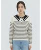 Vanake Contrast Collar Stripe Knit_Vb34Ktq303Z