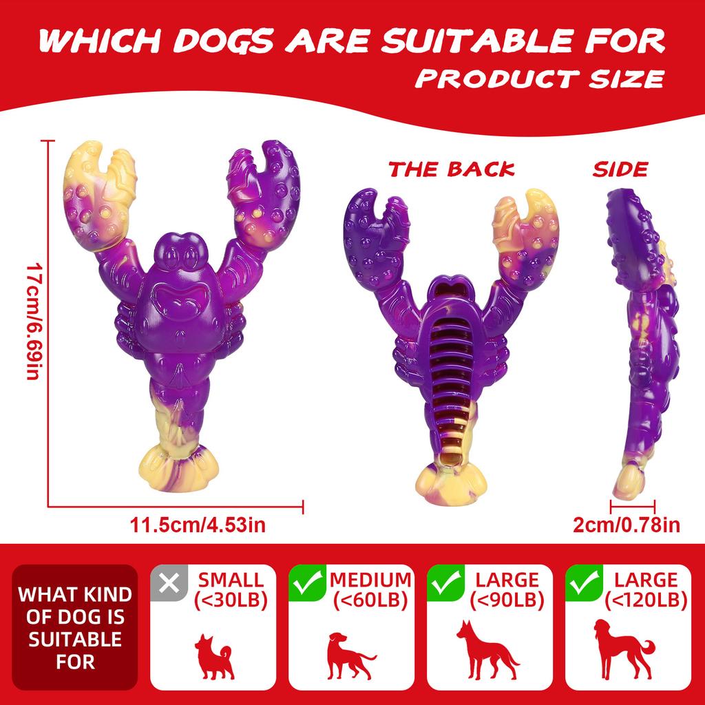 Hundespielzeug Tierförmiges Hundekauspielzeug Nylon Hundezahnpflegespielzeug Hundezahnpflege für mittlere und große Hunde