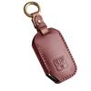 2026 Kia Carnival 4th Gen Genuine Leather Key Cover – Stylish & Protective Remote Bag for Men & Women.