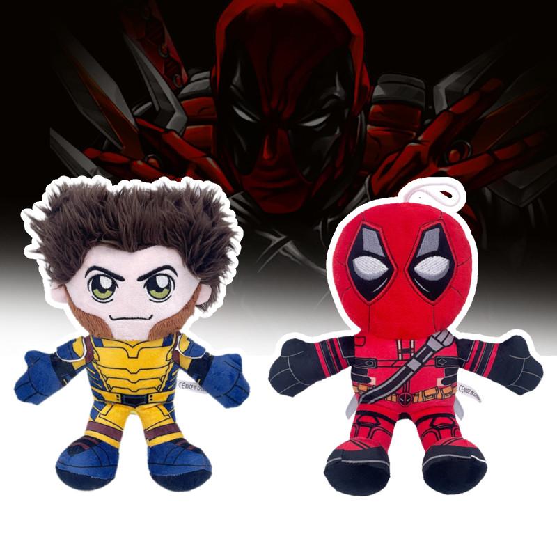 Plush Wolverine Deadpool Dolls Superhero Stuffed Toy Anime Film Decor