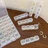 Versatile Clear Jewelry Storage Box Small Earrings Box Jewelry Organizers Perfect for Travel Home and Professional Use