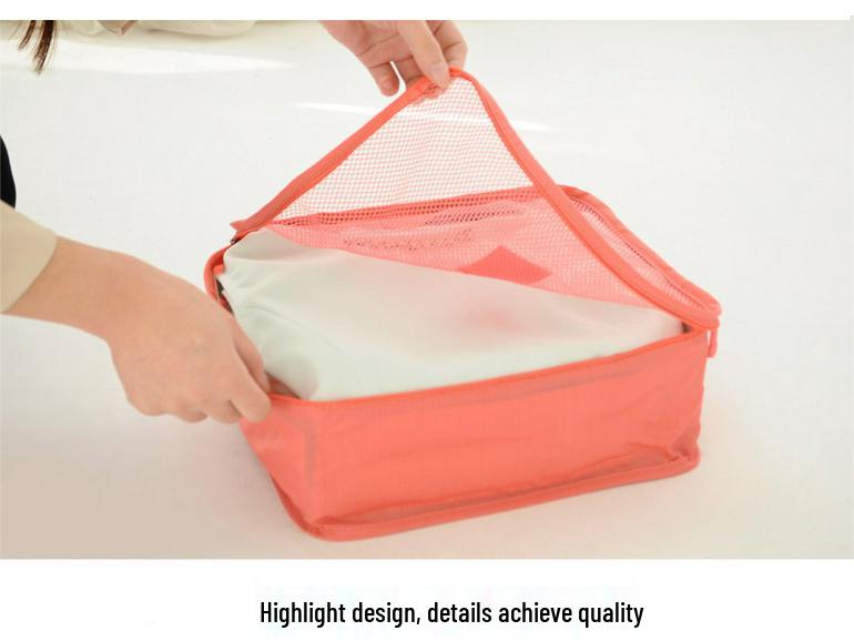 Home Travel Six-Piece Storage Set: Lingerie & Clothes Organizer with Logo Print Option