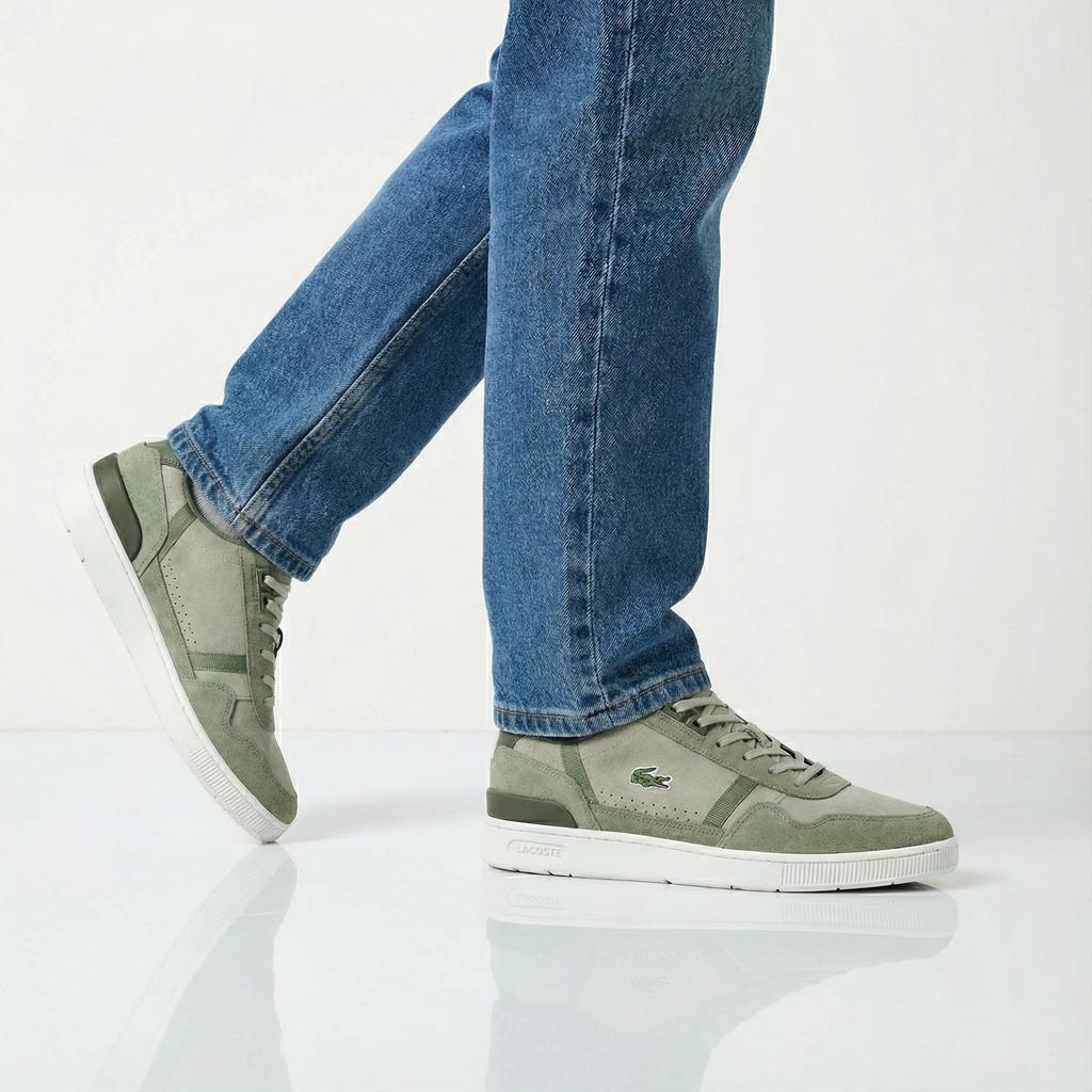 Lacoste T-Clip Set 222 - Men's Sneakers Shoes Green 744SMA0082AAK ORIGINAL