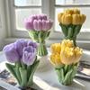 DIY Valentinstag Blumen Tulpenstrauß Silikonform Handgemachte Aroma Kerze Gipsformen Seife Kerzenherstellung Zubehör