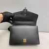 [Pre-Owned] Sylvie Gold Buckle Striped Webbing Thin Shoulder Strap Shoulder Crossbody Handbag Small - Very Good #GBBAFM