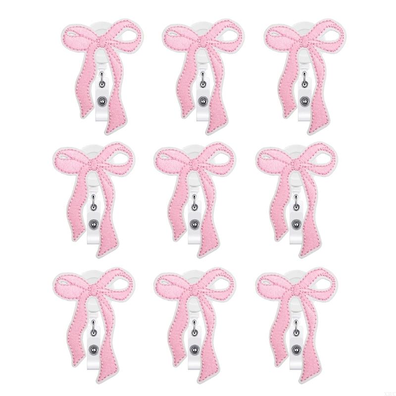 

Reusable Nurse Clip With Bowknot Designs Polyester Materials Hospital Use X3UC