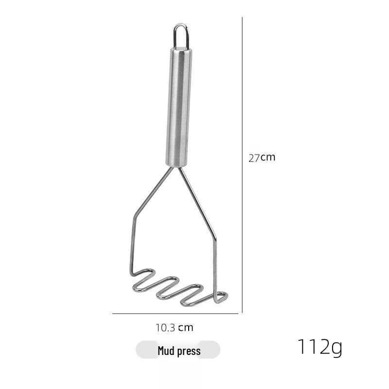 

Ручная картофелемялка из нержавеющей стали и пюре для детского питания, волнистый пресс для картофеля, кухонный гаджет