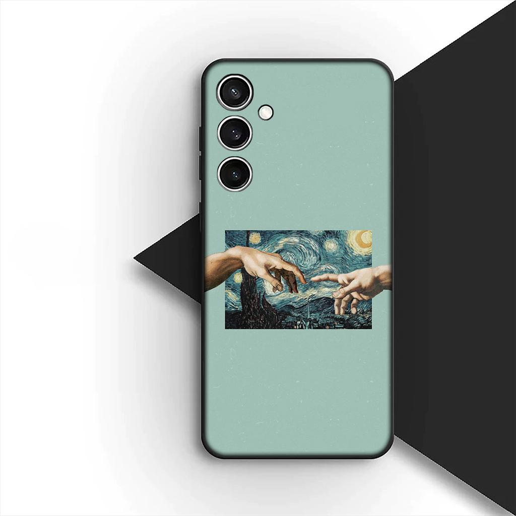 Cover for Motorola Moto G55 G45 G75 G85 G35 Edge 50 30 Fusion 40 NEO Ultra Pro Phone Case Fresco Michelangelo Creation of Adam