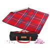 Waterproof Outdoor Camping Picnic Mat with Double-Sided Velvet and Aluminum Film