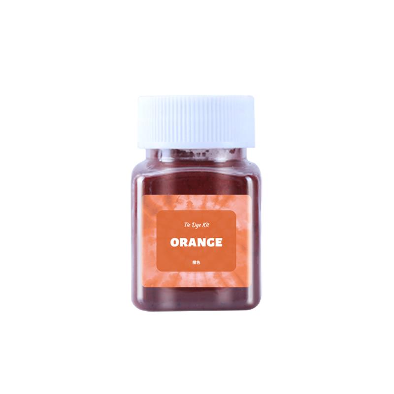

50 мл порошковый краситель для тканей, красители для текстильной крашения, крашения галстуков, хлопка, нейлона, многофункциональный пигмент для ремонта старой одежды оранжевый