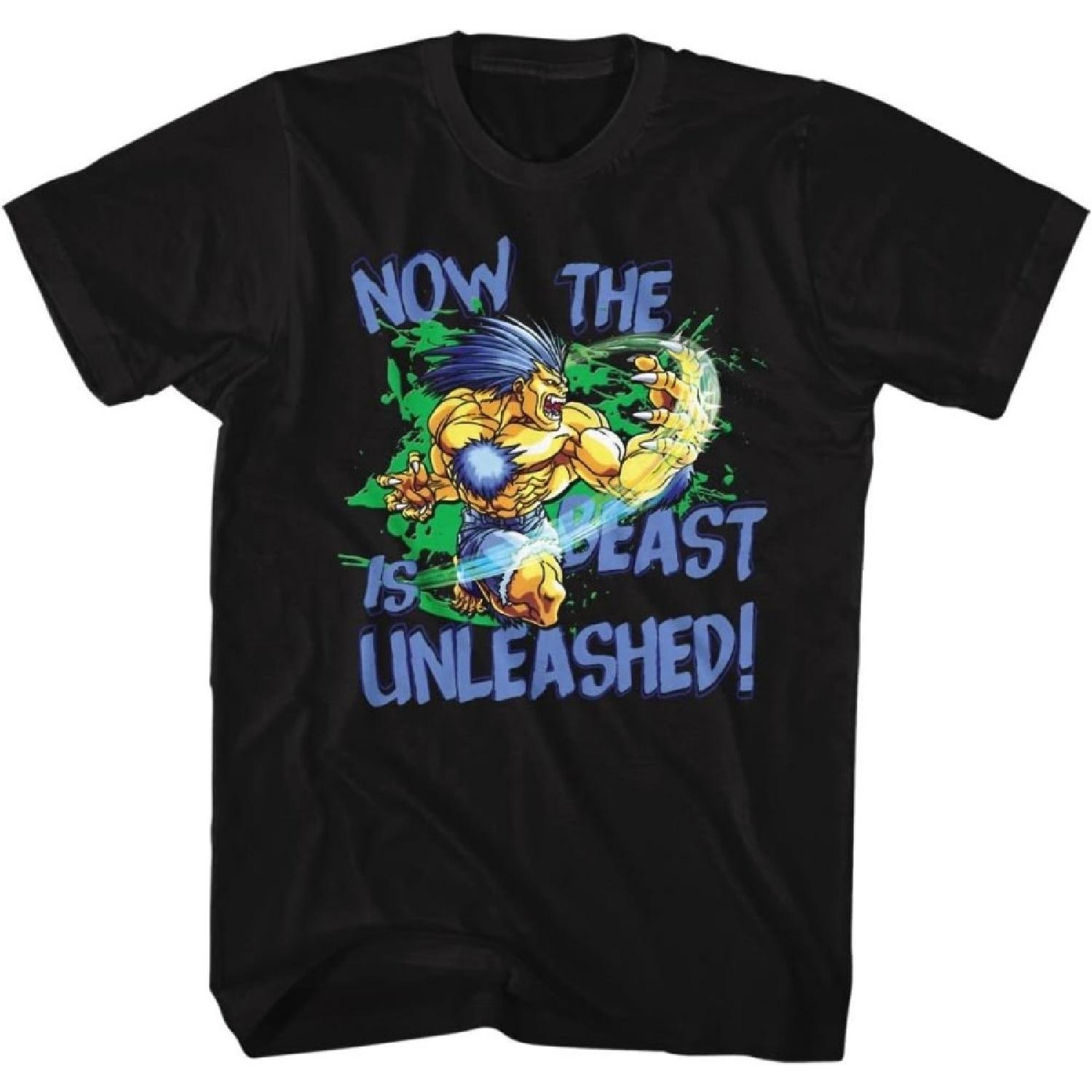 

A&E Designs Street Fighter Shirt Blanka Beast Unleashed T-Shirt XXXXXL чорний