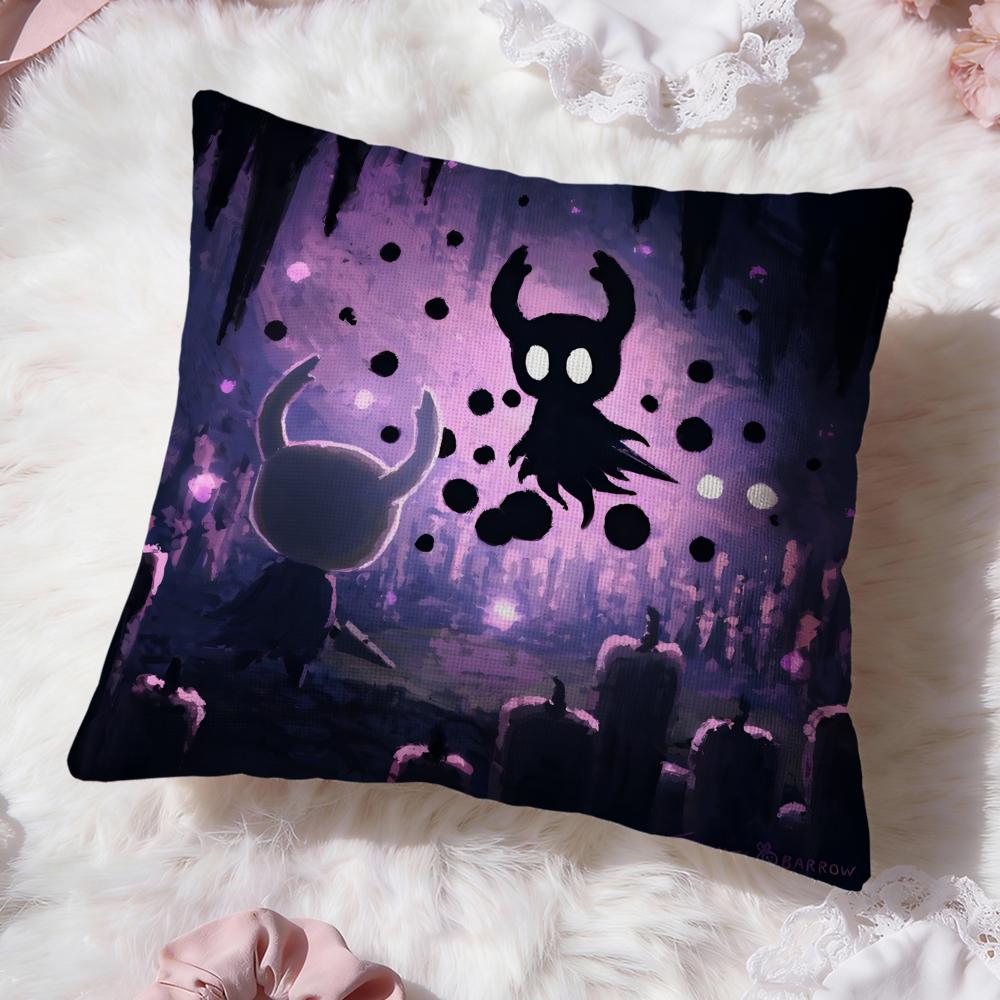 Game H-Hollow KnightS Cushion Cover Premium Comfort Reversible Pillow Cove -Two in One Design for Any Room & Car Interior