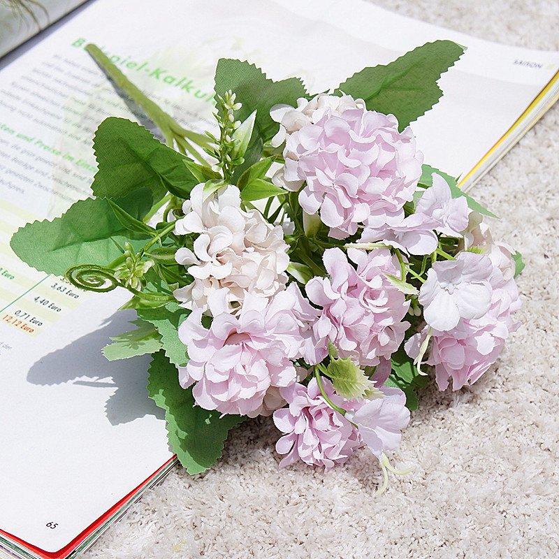 

Artificial Flower 5 Fork Bunch Silk Carnation Spring Lucky Ball Simulation Yard Home Room Dress Landscape Set Manual Diy Bouquet 1 pc