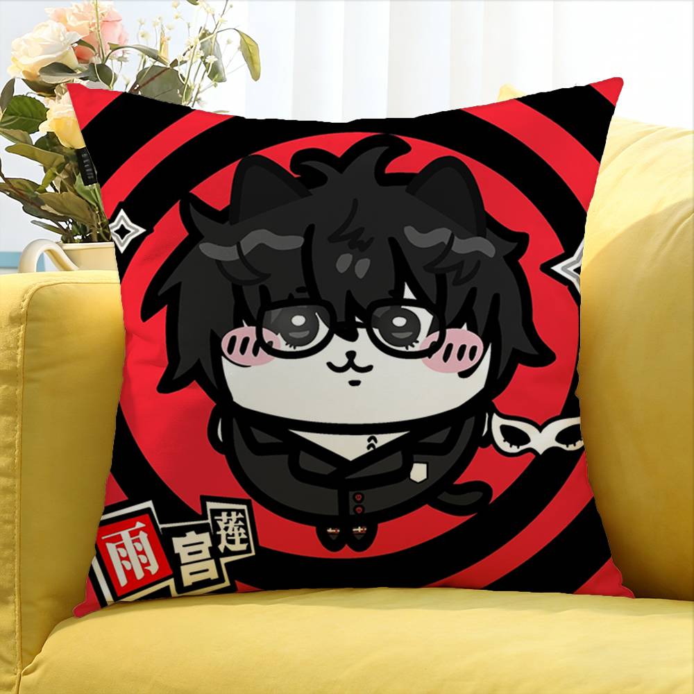 A-Amamiya R-E-N Game World Various Sizes Square Pillow Case For Car Home Bedchamber Decor
