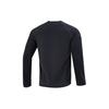 Under Armour Rush All Purpose Crew Solid Logo Print Sports Casual Round Neck Pullover Long Sleeve Sweatshirt Men Sweatshirt Black 1376293-001
