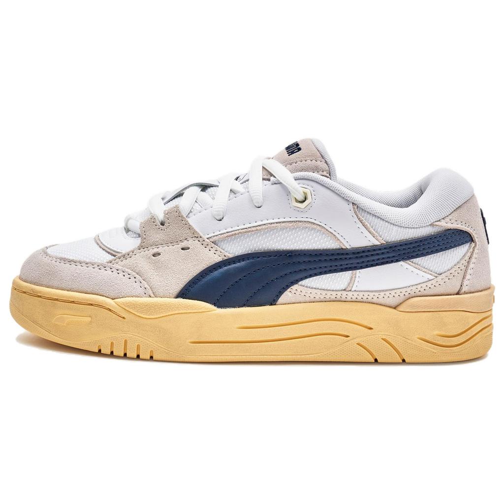 New PUMA 180 Vintage 'White Navy Warm White' Women's 396323-01