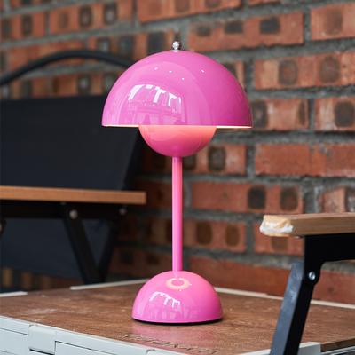 Smart Flower Bud Lamp RGB Rechargeable APP Control Table Lamp Piano Coating Surface LED Night Light USB Port Charging Desk Light