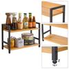IBUYKE 2-Tier Kitchen Rack, Condiment Storage Rack, Spice Rack, Kitchen Storage, Gap Storage, Counter Shelf, Under the Sink, Bathroom Sink, Easy Assem