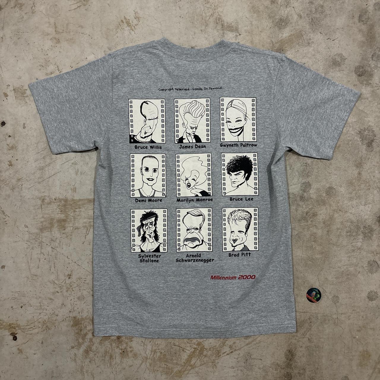 Vintage 1998-00 s Planet Hollywood Stars of the Century t shirt Size S Oversized Unisex T-Shirt S