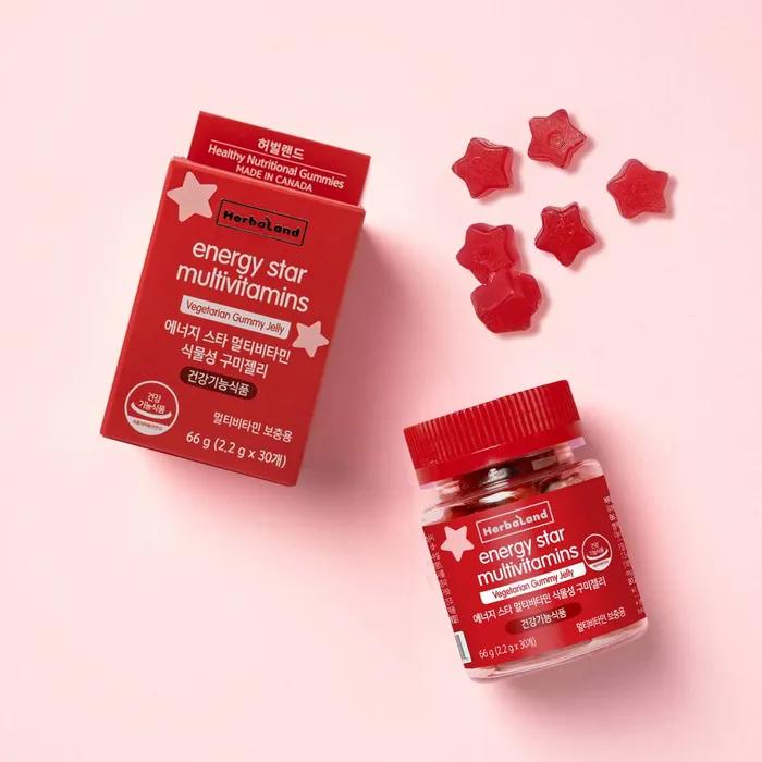 Energy Star Multivitamin Vegetable Gummy Jelly 1 Bottle