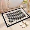 Floor Mat Absorbent Soft Diatom Mud Toilet Floor Mat Quick Drying Absorbent Bathroom Non-slip Mat Toilet Toilet Floor Mat