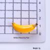 Cute 3D Banana Resin Ornament: Phone Case, Hair Clip, Magnet Accessory