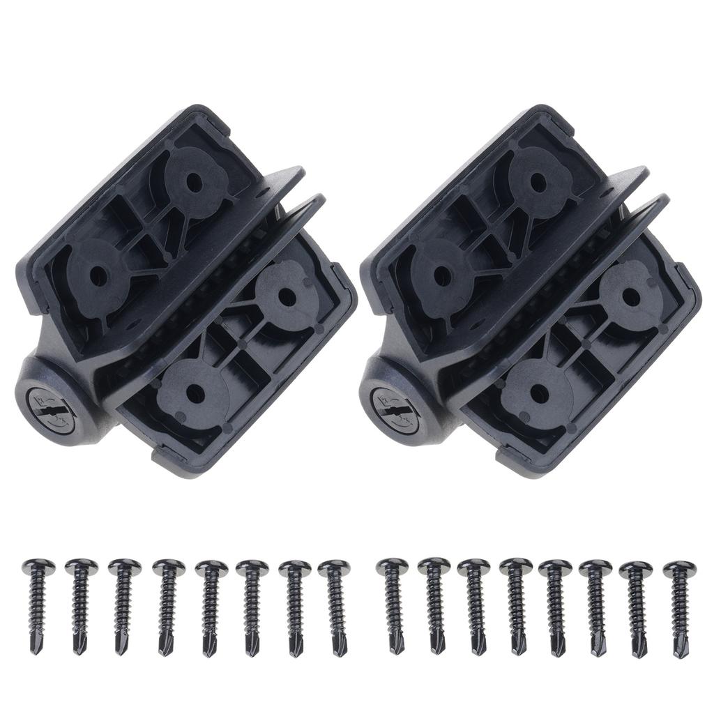 2Pcs Adjustable Tension Narrow Spring Hinges Self Closing Gate Hinge Door Hardware for Outdoor Gates Enduring