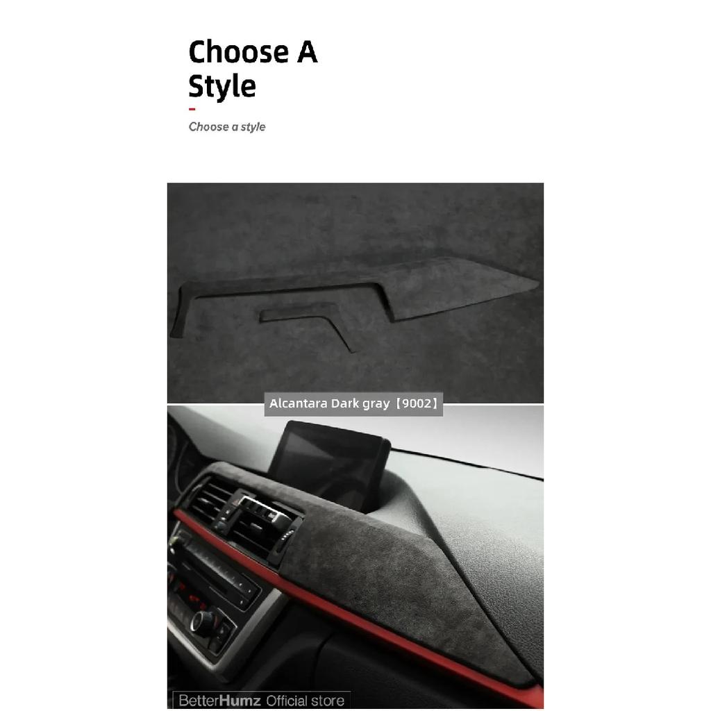 For BMW Series 3 4 F30 F31 F32 F34 F36 Carbon Fiber Wrap Car Dashboard Cover Trim Panel Sticker Interior Auto Tuning Accessories
