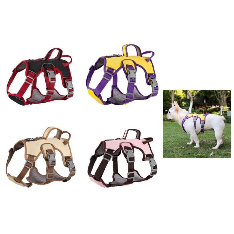 Dog Harness Chest Leash Pet Vest Harness Dog Vest Walking Training Reflective Harness with Safety Buckle Dogs Pet Supply